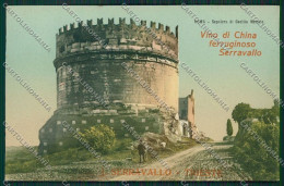 Trieste Vino China Ferruginoso Serravallo Pubblicitaria Roma Cartolina ZC0939 - Trieste (Triest)