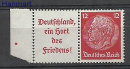 German Realm 1939 Mi W 67 MNH  (ZE5 REIw67) - Andere & Zonder Classificatie