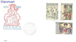 Iceland 1974 Mi 491-493 FDC  (FDC ZE3 ICL491-493) - Madonna