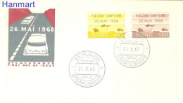 Iceland 1968 Mi 419-420 FDC  (FDC ZE3 ICL419-420a) - Unfälle Und Verkehrssicherheit