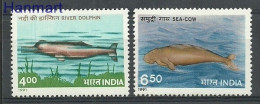 India 1991 Mi 1291-1292 MNH  (ZS8 IND1291-1292) - Marine Life