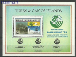 Turks And Caicos Islands 1993 Mi Block 123 MNH  (ZS2 TKIbl123) - Bomen