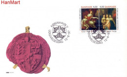 Denmark 1997 Mi 1153-1154 FDC  (FDC ZE3 DNM1153-1154) - Familles Royales