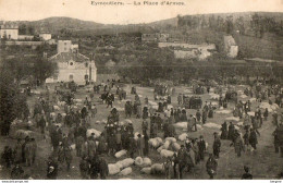 87. CPA - EYMOUTIERS - La Place D'armes Un Jour De Foire - Cochons - 1907 - - Eymoutiers