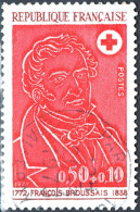 FRANCIA, FRANCE, CROCE ROSSA, RED CROSS, 0,50 + 0,10 Fr., 1972, FRANCOBOLLI USATI Yt:FR 1736, Mi:FR 1816, Scott:FR B462 - Gebraucht