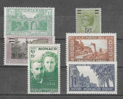 Monaco - Selt./postfr. Werte Aus 1925/38 - Aus Michel 99 Ud 188! - Ungebraucht