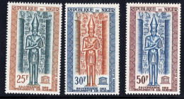 Niger Serie 3v 1964 UNESCO Nubian Monuments MNH - Nigeria (1961-...)