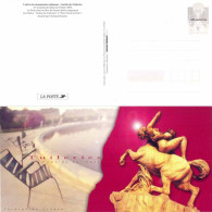 Entier FRANCE - Carte Pseudo PAP De La Poste - Jardin Des Tuileries - Salon Du Timbre 2004 - Official Stationery