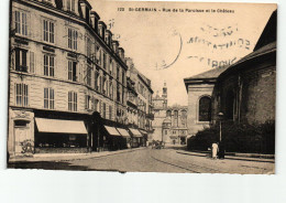 78 - Saint Germain - Rue De La Paroisse Et Le Château - St. Germain En Laye