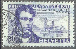 Schweiz Suisse Pro Juventute 1931: Alexandre Vinet Zu WI 60 Mi 249 Yv 253 Mit ⊙ ZÜRICH-FRAUMÜNSTER (Zumstein CHF 20.00) - Used Stamps