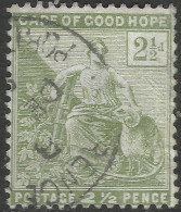 Cape Of Good Hope (CoGH). 1892 Hope. 2½d Used. SG 56. M4120 - Cabo De Buena Esperanza (1853-1904)