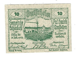 **Austria Notgeld  Schonbihl 10 Heller 969.3 - Austria