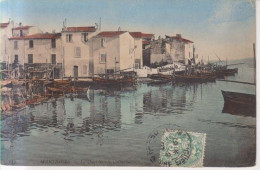 Martigues Le Quai Ste Catherine Carte Postale Animee  1907 - Martigues