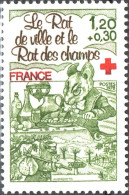FRANCIA, FRANCE, CROCE ROSSA, RED CROSS, 1,20 + 0,30 Fr., 1978, NUOVI (MNH**) Yt:FR 2025, Mi:FR 2130, Scott:FR B513 - Gebruikt