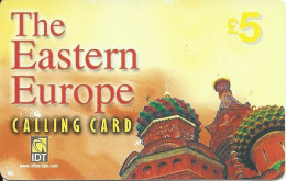 Great Britain: Prepaid IDT - The Eastern Europe 10.07 - Sonstige & Ohne Zuordnung