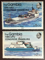 Gambia 1984 UPU Congress River Boats Ships MNH - Gambia (1965-...)