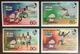 Gambia 1984 Olympic Games 2nd Series MNH - Gambia (1965-...)