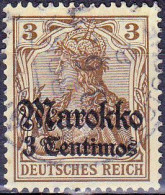 1911 - ALEMANIA - MARRUECOS - ADMINISTACION ALEMANA - GERMANIA - YVERT 45 - Usati