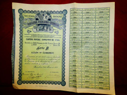 Hullera Catalana Leonesa, Barcelona 1907.share Certificate - Mijnen