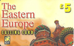 Great Britain: Prepaid IDT - The Eastern Europe 01.04 - Sonstige & Ohne Zuordnung