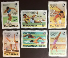 Gambia 1984 Olympic Games 1st Series MNH - Gambia (1965-...)