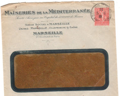 1928  "  MAÏSERIES De La MEDITERRANEE "  à MARSEILLE 27 Bd De Paris - Briefe U. Dokumente