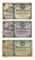 **Austria Notgeld  Schonbuhel Serie Compleet 970.2  Cat Val 9 Euro - Autriche