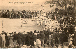 41. CPA - MER - Fête De Gymnastique - Mai 1914 - Exercices De La Méroise -  Gymnastes - - Mer