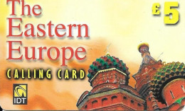 Great Britain: Prepaid IDT - The Eastern Europe 90 Days - Autres & Non Classés