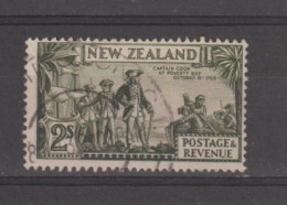 NEW  ZEALAND:  1935  CAPITAN  COOK  -  2 S. USED  STAMP  -  YV/TELL. 205 - Oblitérés