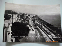 Cartolina Viaggiata "SAN REMO Piazzale C. Battisti - Scorcio Panoramico" 1953 - San Remo