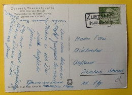 20370 - Cachet Zurzach 31.07.1960 Sur Carte Postale  Zurzach Thermalquelle - Marcophilie