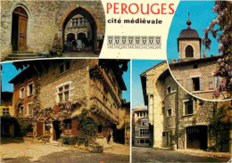 01 - Pérouges - Multivues - Cité Médiévale - Vieilles Pierres - CPM - Voir Scans Recto-Verso - Pérouges