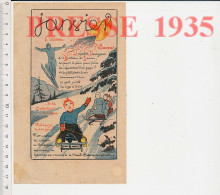 2 Vues 1935 Savoie Province Petit Savoyard Gâteau Luge Sport D'hiver Saut à Ski + Théatre Saynette De René Duverne - Non Classés