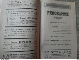 Programme Souvenir De La Grande Semaine Tours 1936 Publicités - Programas