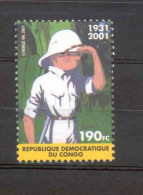 Democratic Republic Of Congo 2001 Tintin In Congo MNH ** - Cómics