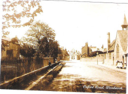 REPRODUCTION CARD, OXFORD ROAD, WOODSTOCK, OXFORDSHIRE. ENGLAND. UNUSED POSTCARD Mm7 - Otros & Sin Clasificación