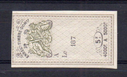 !!! FISCAL, EFFETS DE COMMERCE N°192B NEUF * - Stamps