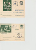 Aus P96 Und P99 ; 5 Verschiedene Gestempelte Ganzsachen - Cartes Postales Illustrées - Oblitérées