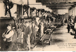 34. CPA - LODEVE - Ets Teisserenc Et Harlachol - Manufacture De Draps - Apprêts, Laineries - Ouvriers Au Travail - - Lodeve