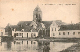 ETAPLES-sur-MER (P. De C.) (62) - L'Eglise St. Michel  ( 2 Scans ) - Etaples