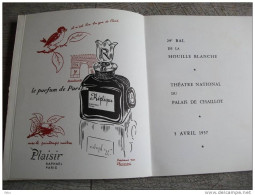 Programme 29è Bal De La Houille Blanche Théâtre Chaillot 1957 Publicité Grenoble Comandré - Programas