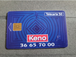 Télécarte 50 Keno - Giochi