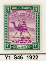 Sudan, Postman With Dromedary, (Sudanese Government) Nr. S46 - Sudan (1954-...)