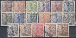 ESPAÑA 1940-1945 Nº 919/935 BIEN CENTRADO, USADO (REF. 02) - Used Stamps