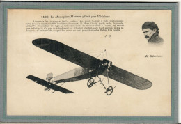 CPA - Thème: AVIATION -Pionniers De L'Air - Aéroplane-monoplan Morane, Aviateur, Piloté Par  Védrines En 1910 - Aviateurs