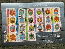 Ukraine 2024 Definitives Towns Coat Of Arms MNH - Ucrania