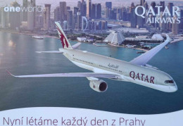 QATAR AIRWAYS A350 Postcard - Airline Issue #2 - 1946-....: Modern Era