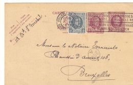 Belgique - Carte Postale De 1926 - Entier Postal - Oblit Bruxelles - Exp Vers Bruxelles -  Type Houyoux - - Brieven En Documenten