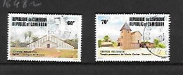 TIMBRE OBLITERE DU CAMEROUN DE 1984 N° MICHEL  1046/47 - Kameroen (1960-...)